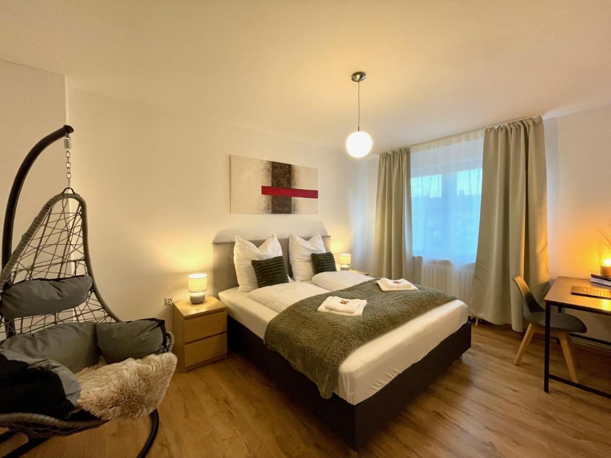 Downtown Apartment By Ninja Spaces - Kingsize-Bett, Kueche, Netflix, Terrasse 부퍼탈 외부 사진